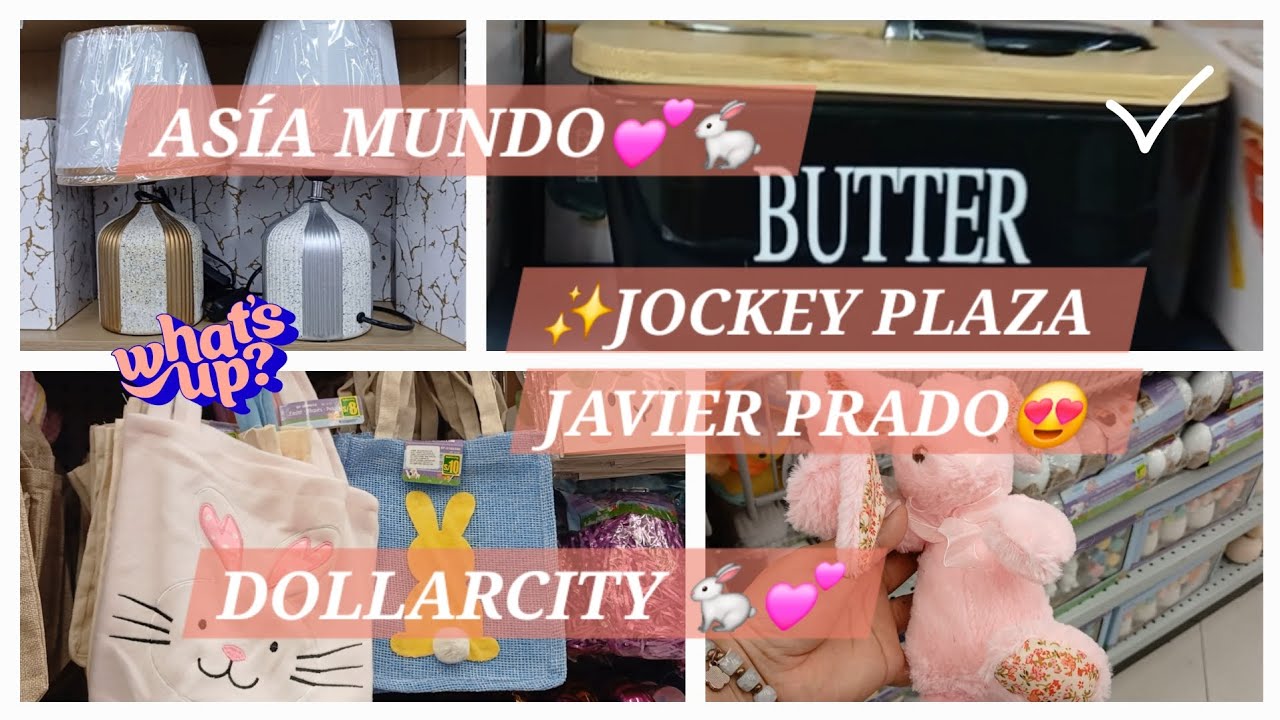 ✨️NOVEDADES🐇DECORACIÓN 😍JOCKEY PLAZA Javier Prado DOLLARCITY/ASÍA MUNDO 🌎#parati#amazing#cute#design