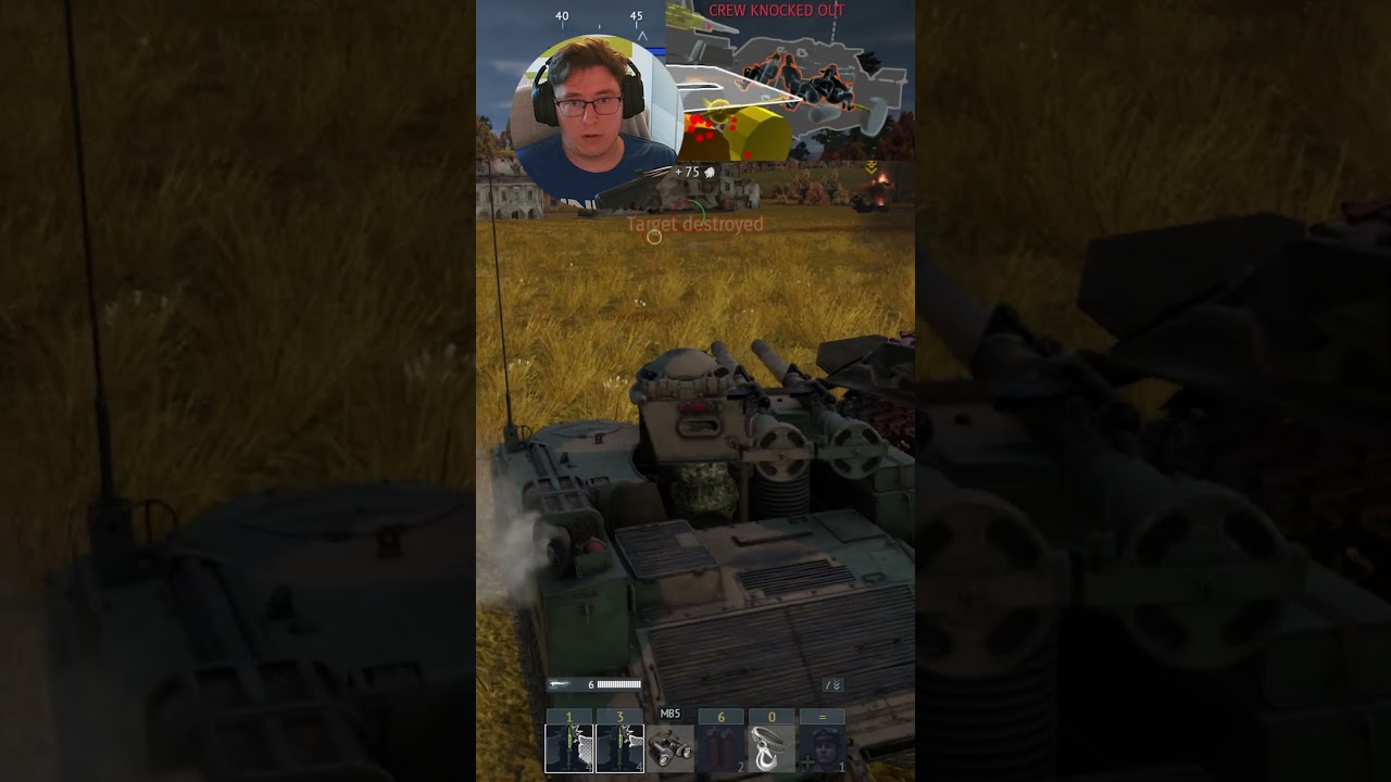 Type 60 SPRG - Epic moments from recording for a video | War Thunder