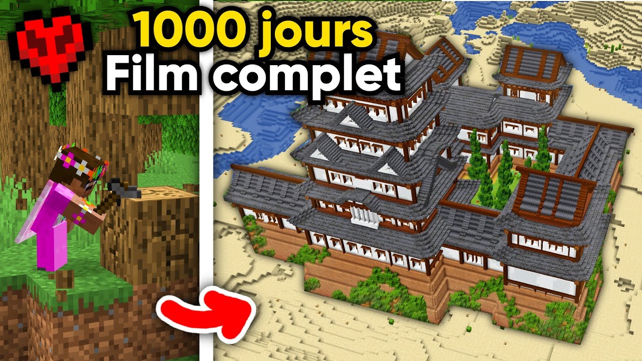 [Film Complet] J’ai Survécu 1000 Jours sur Minecraft Hardcore