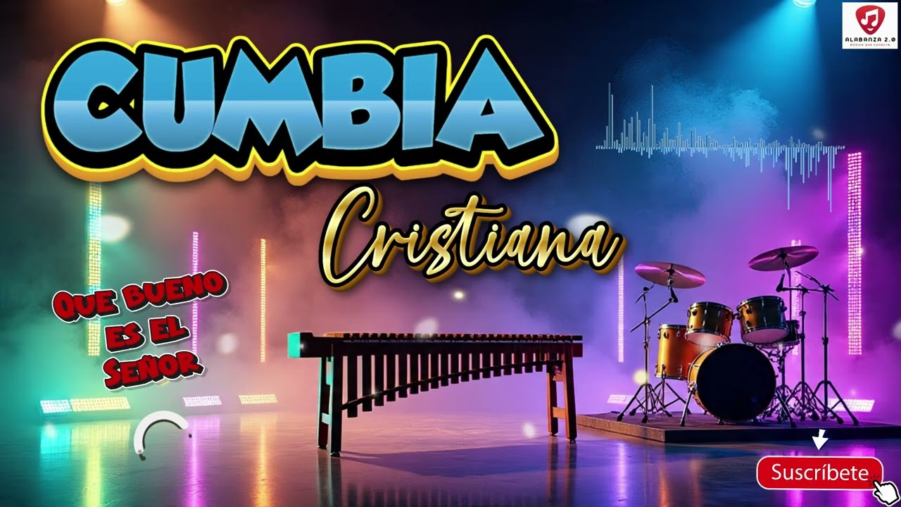 ¡Cumbia Cristiana Que Te Hará Bailar! | Mix Cumbia Cristiana con Marimba | Que bueno es el Señor