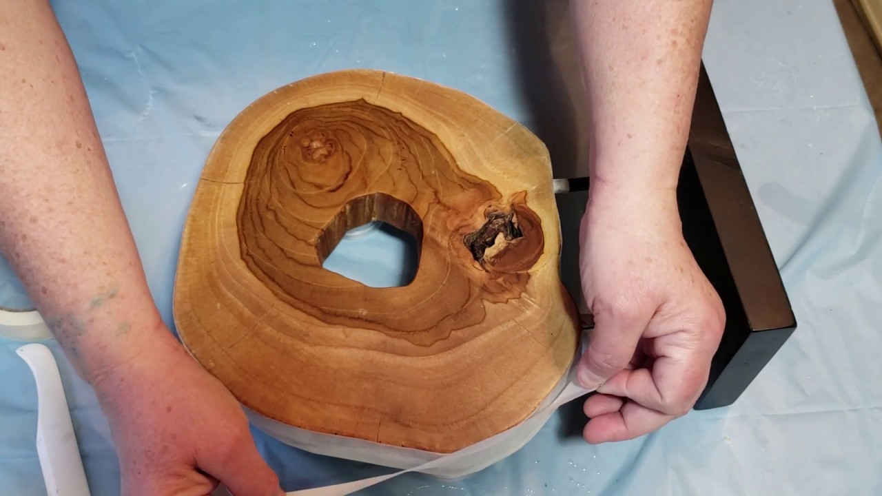 Resin Art on a Geode Sculpture How to Upcycle a Treasure From Goodwill