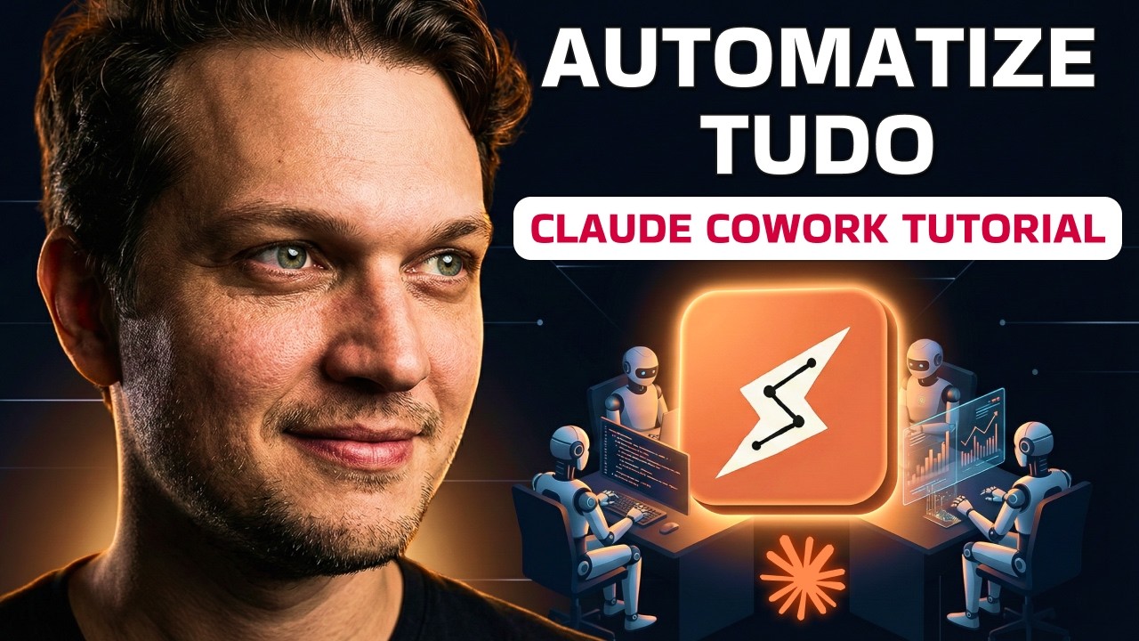 Claude Cowork Substitui HORAS de Trabalho Manual (Tutorial + 3 Casos Reais)