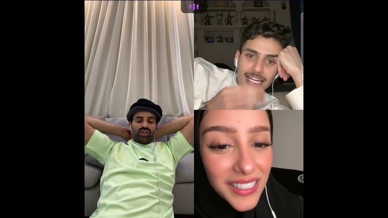 سعود القحطاني مع روان منصور و ناصر السبيعي: يتنمر ع البنت من اول لحظة😂و بدون كلام😂ضحك موت😂