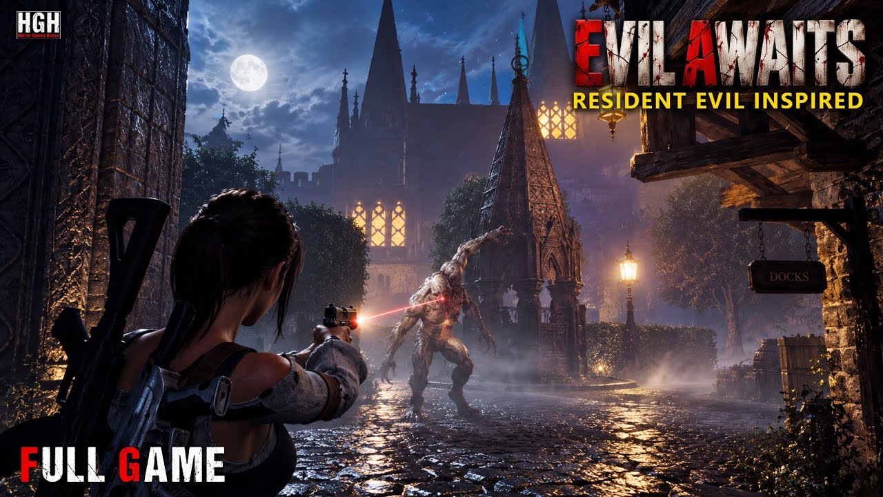 EVIL AWAITS | RESIDENT EVIL INSPIRED | FULL GAME Walkthrough Gameplay | No Commentary