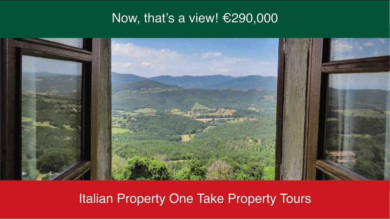 Town house in Preggio, Umbria. Italian Virtual Property Tour. Let's look around together.