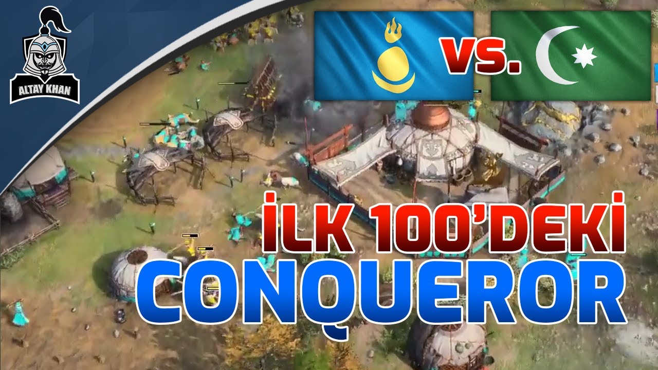 Age of Empires 4 - Moğol vs. Osmanlı | 1v1 Ranked (Altay Khan)