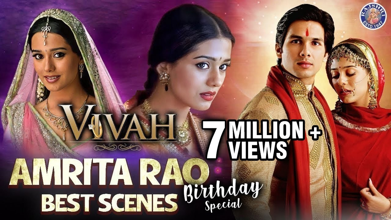 Amrita Rao's VIVAH Best Scenes | Birthday Special | Shahid Kapoor | Best Hindi Romantic Movie Scenes