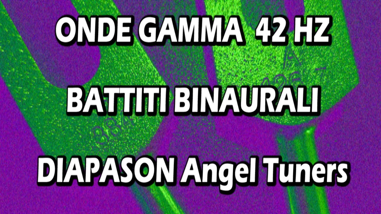 GAMMA WAVES 42 Hz - Top performance - Hiperconcentration - Binaural Beats - Diapason (Natural sound)