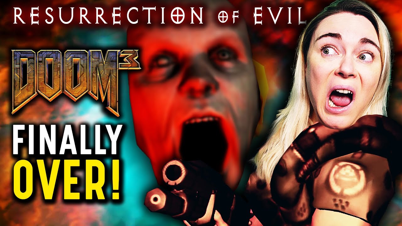 I Actually Beat This Nightmare!... DOOM 3 Resurrection of Evil (First Playthrough - FINALE)