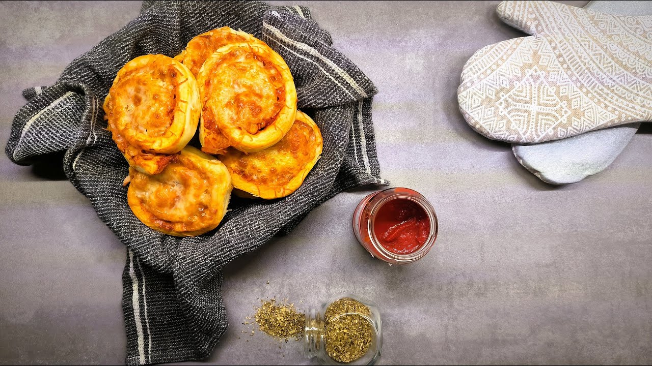 Puha pizzás csiga recept 🍕 @O&T konyhája