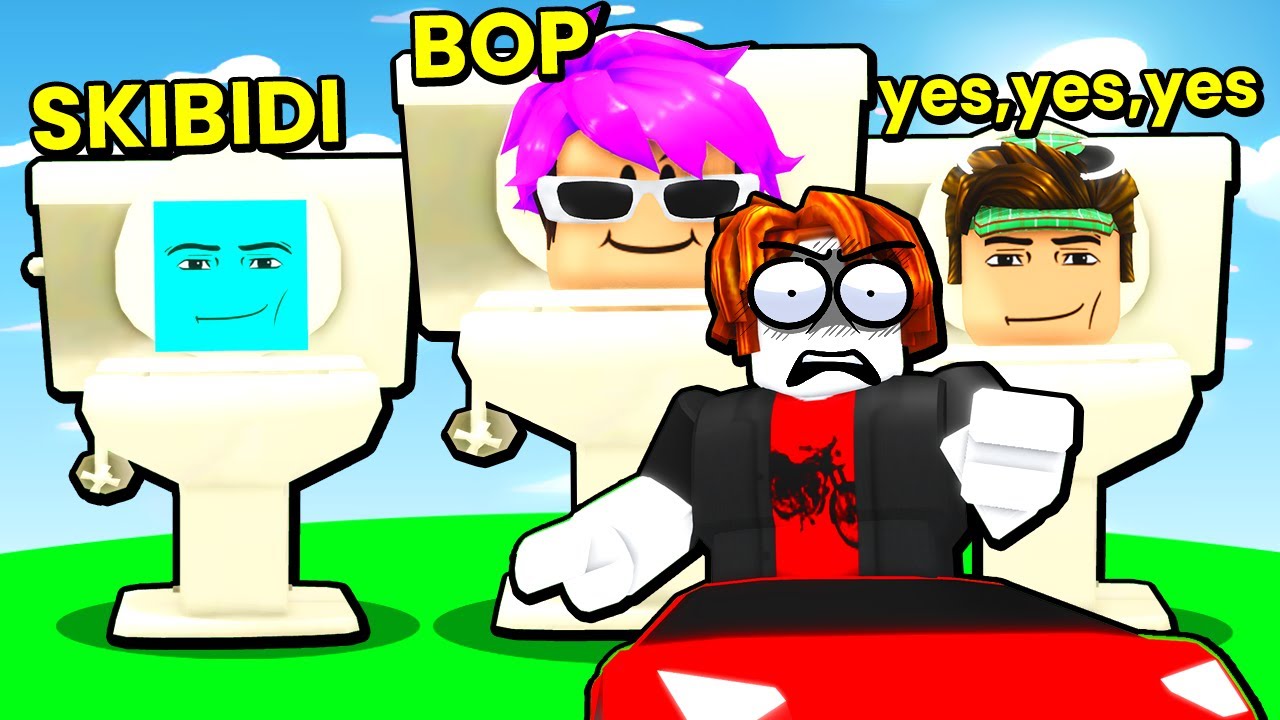 TODO MUNDO VIROU CABEÇA DE PRIVADA E O PODER DO ROBUX INFINITO PARA DERROTAR (skibidi toilet)
