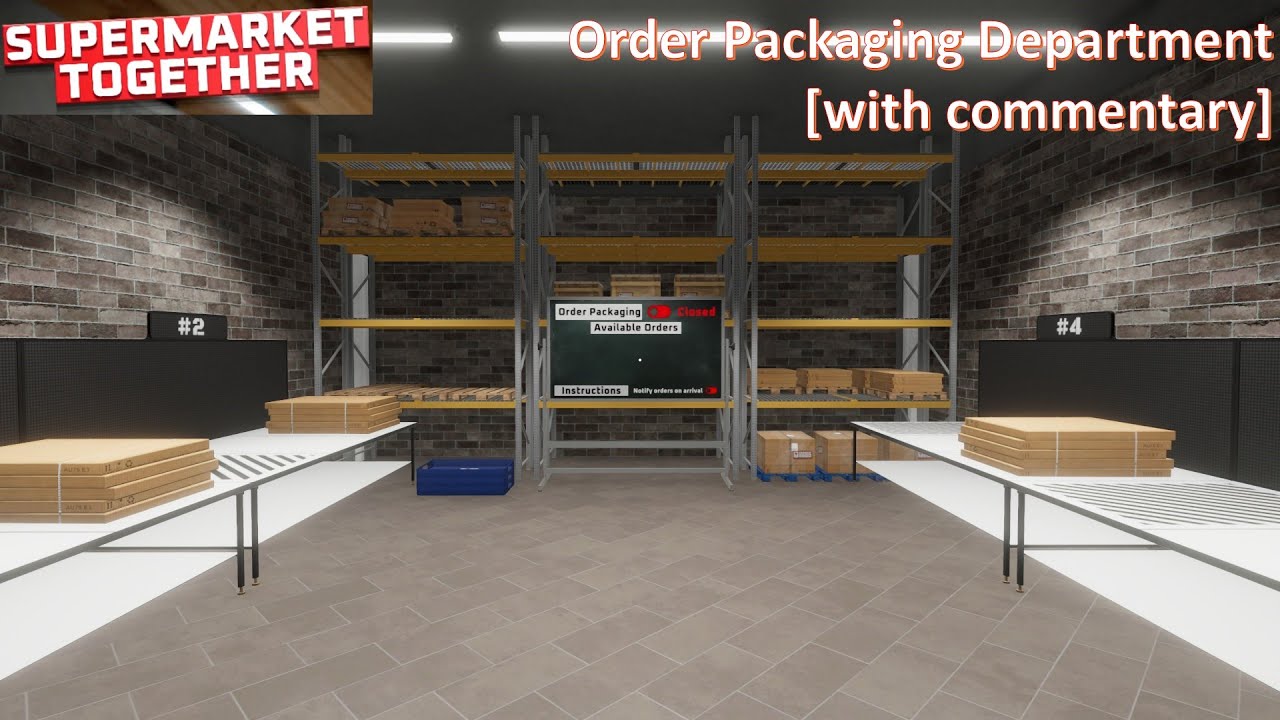 Supermarket Together | Order Packaging Department [with commentary]