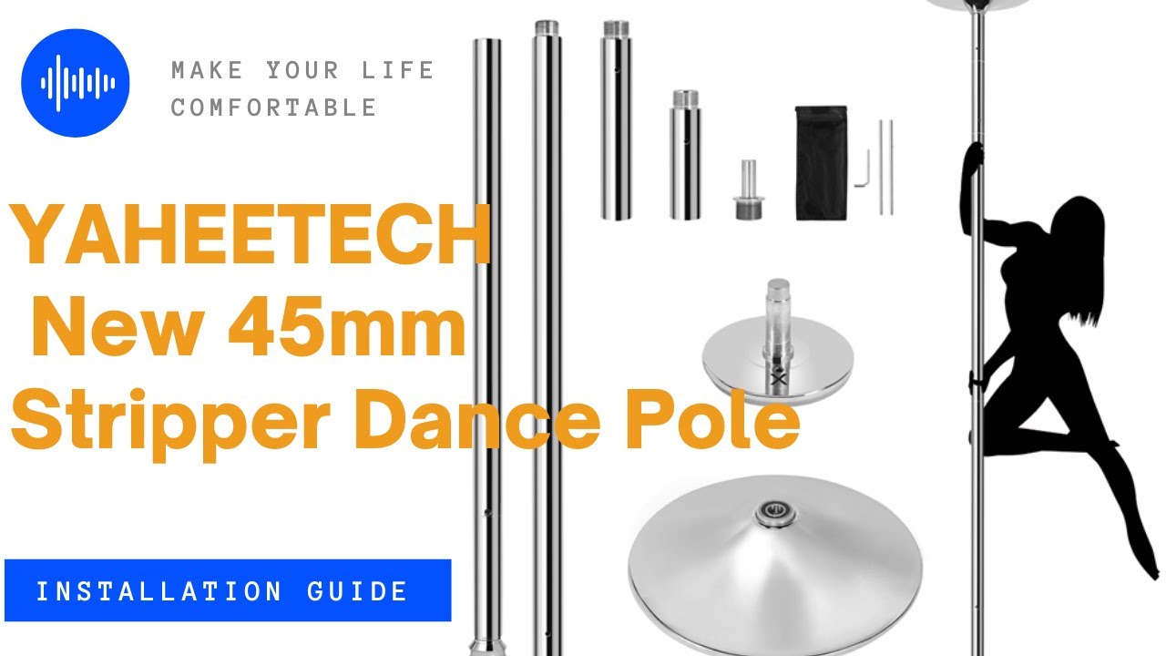 Yaheetech Portable Dance Pole (Bottom Adjustment) Installation Guide 