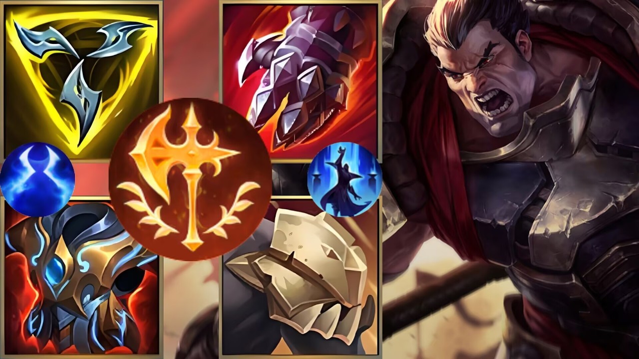 【LOL 手遊榜單大神】國服諾手絕活哥（Wild Rift Darius）出裝符文搭配推薦，教你上分技巧對線細節