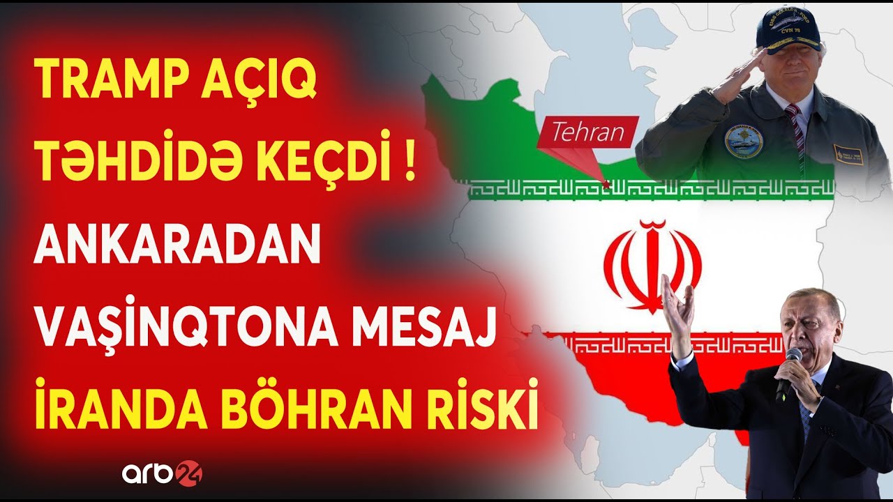 Tramp belə TƏHDİD ETDİ! - Ankaradan MÜHÜM MESAJ - İranda böhran riski artır - Ekspert Açıqladı