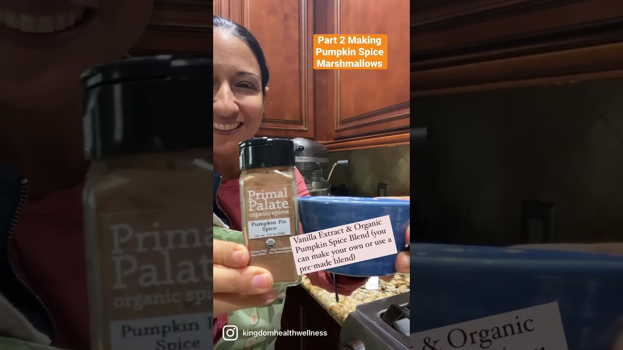 Part 2 Making Pumpkin Spice Marshmallows Use code KHWPerfect10 to save 10% from Perfect Supplements