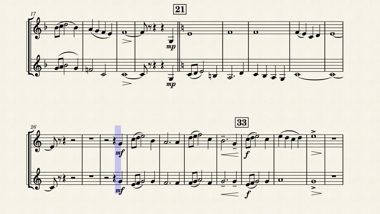 December Sky - Clarinet