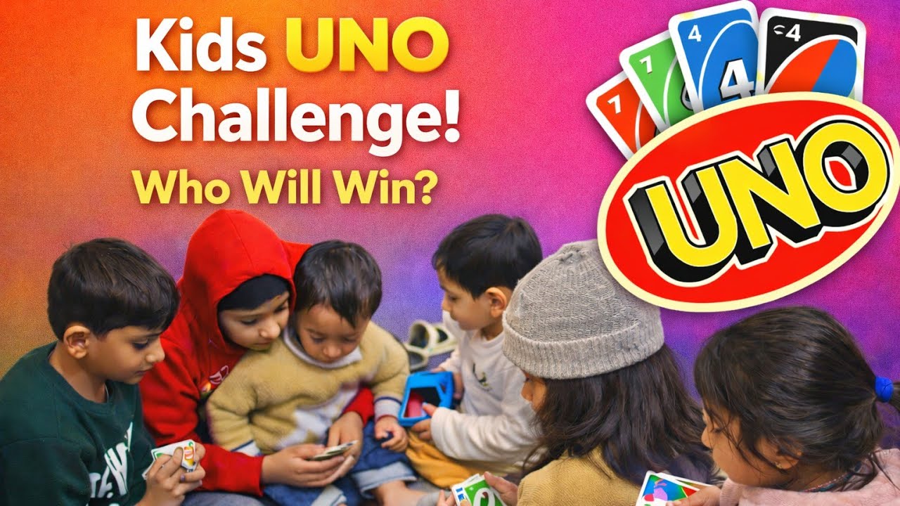 Kids UNO Challenge 😱 | Who Will Win? | Fun Game With Kids