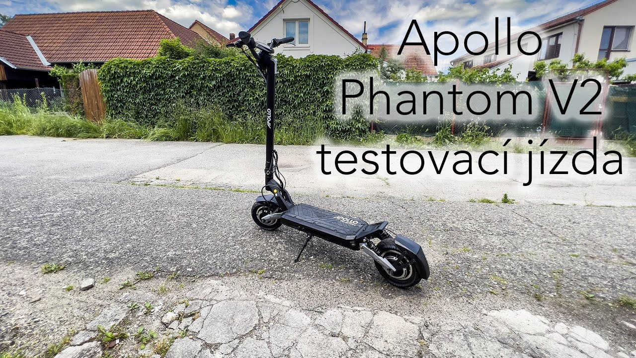 Apollo Phantom V2 - velmi zábavná mašina 🤩. Testovací jízda 🛴