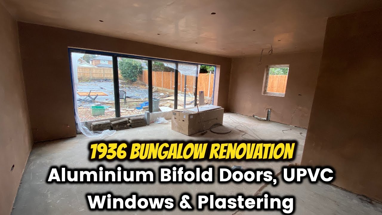 Bifold Doors, Windows, & Plastering - 1936 Bungalow Renovation I Home Renovation I House Renovation