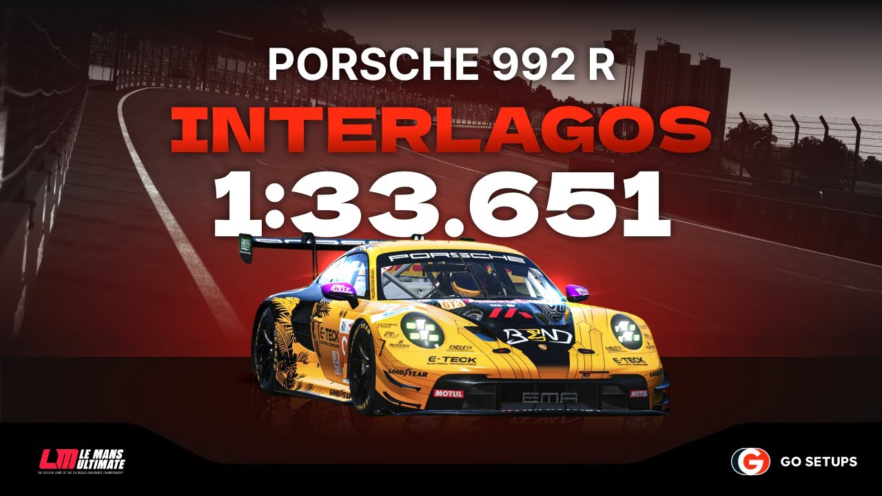 Le Mans Ultimate | Porsche 911 GT3 R LMGT3 (992) - Interlagos | V1.2 Hotlap