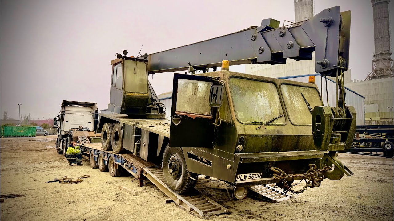 Rescuing an Abandoned 28-Ton Crane That Hasn’t Moved in Years