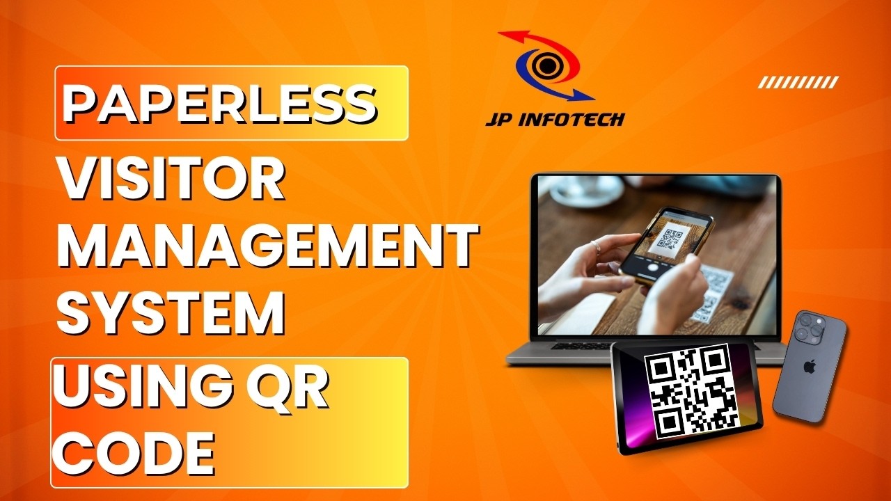 Paperless Visitor Management System Using QR Code based Authentication | Final Year Project 2025