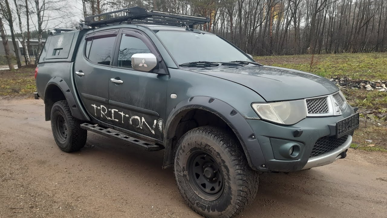 Mitsubishi L200 на покраску в защитное покрытие RAPTOR.