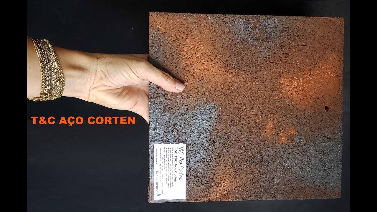 T&C Aço Corten, aprenda a aplicar com a designer Ângela Ferraz e apresentadora Claudete Troiano