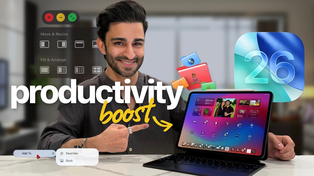 5 Tips to Boost Your Productivity with iPadOS 26! ⚡️