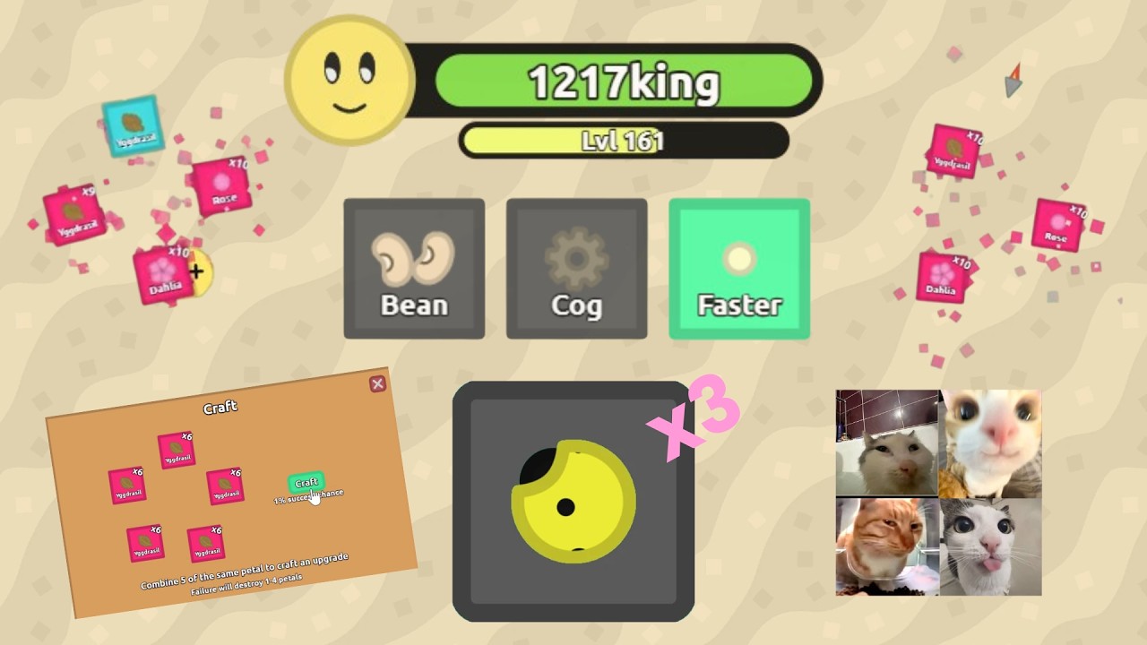 How to loot 3 Unique Shiny Ladybugs with 3 Slots? | Florr.io