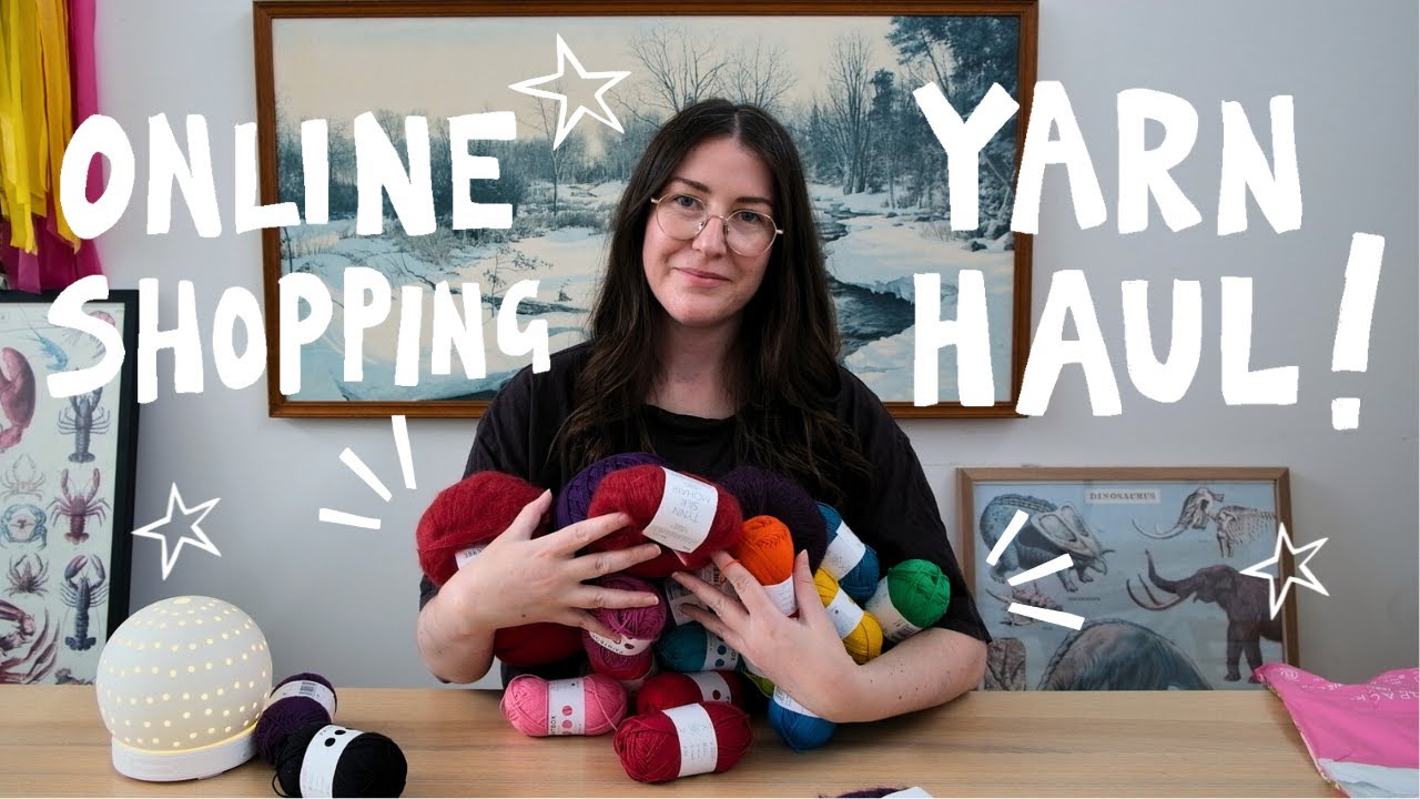 Let's buy yarn for knitting and crochet projects! (online shopping and yarn haul)