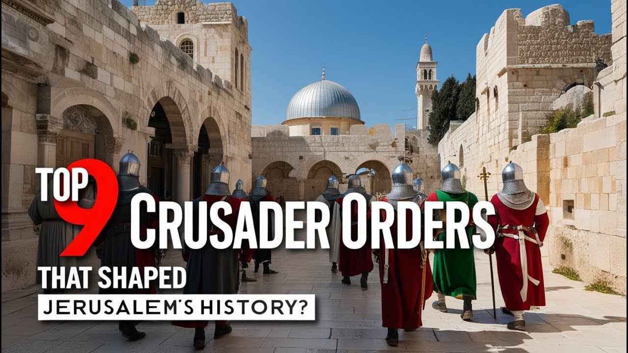 Top 9 Crusader Orders that Shaped Jerusalem's History | Historical Documentary | Religious Wars