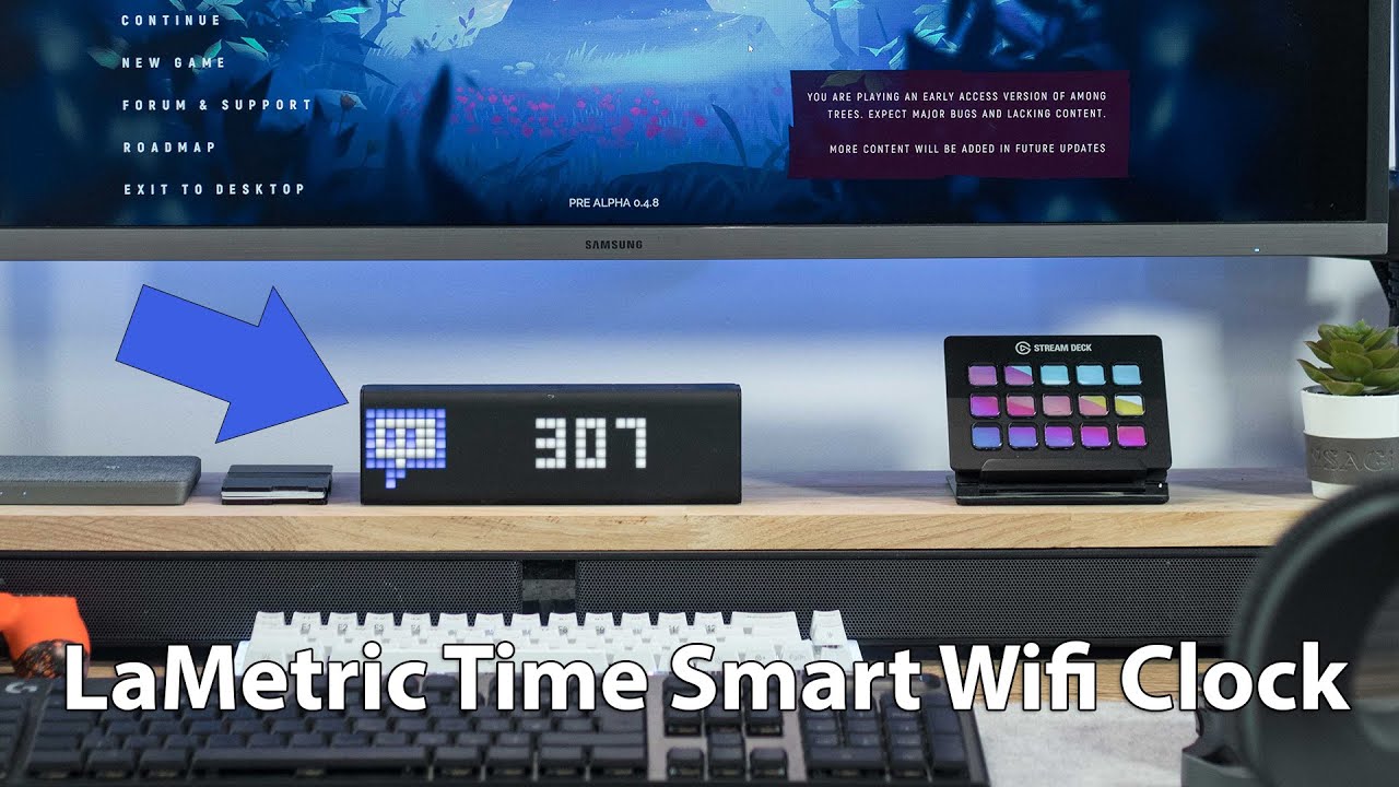 The LaMetric Time Smart Wifi Clock, Terrible speaker, Incredible Visuals!