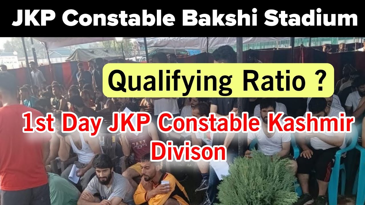 JKP Constable PET PST 1st Day Running Bakshi stadium | Qualifying Ratio | JK Police Constable Live 