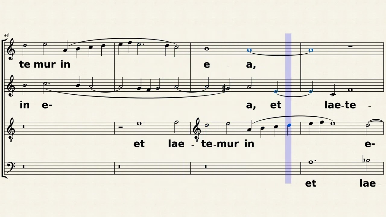 Palestrina - Haec dies, SATB