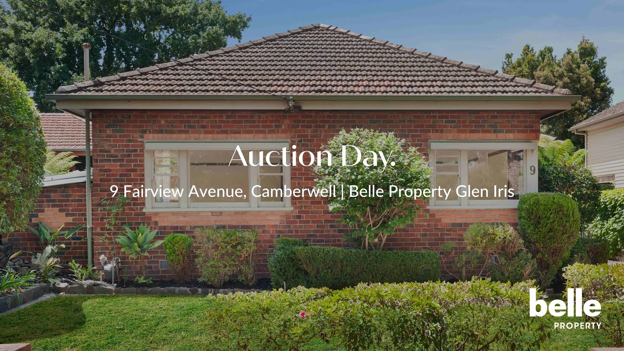 Auction - 9 Fairview Avenue, Camberwell | Belle Property Glen iris