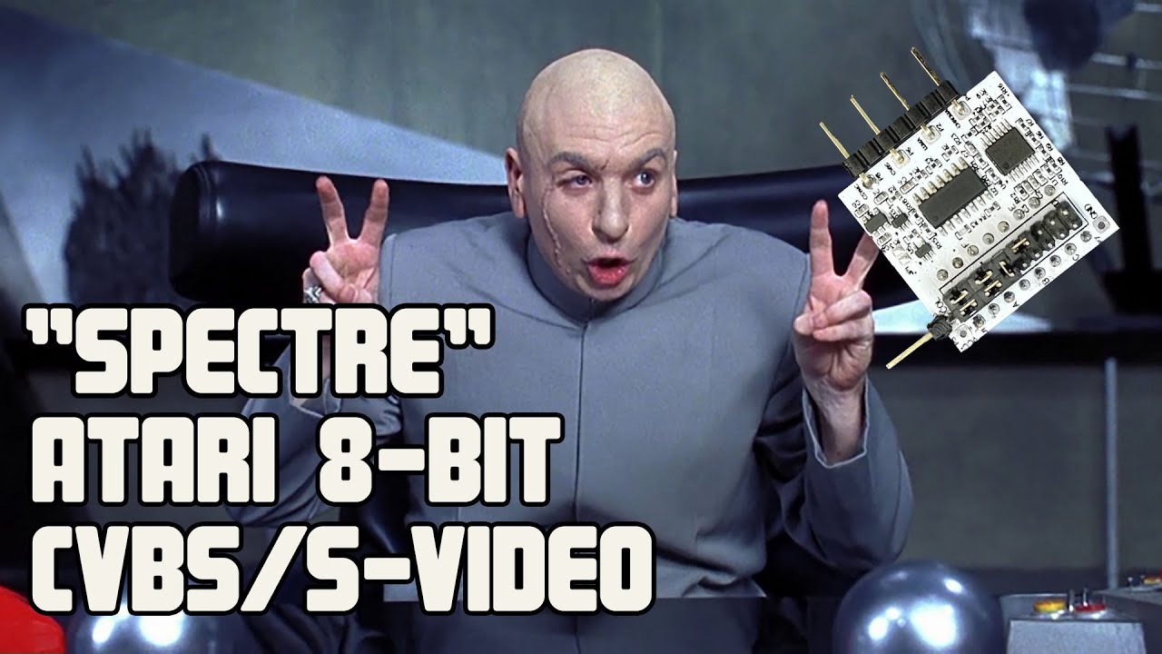 Spectre Atari CVBS/s-video upgrade and UAV compared