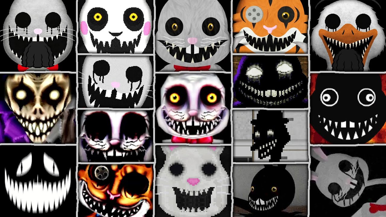 Mr. Hopp's Playhouse 1, 2, 3, Toybox, ME, HD - All Jumpscares & Scary Moments