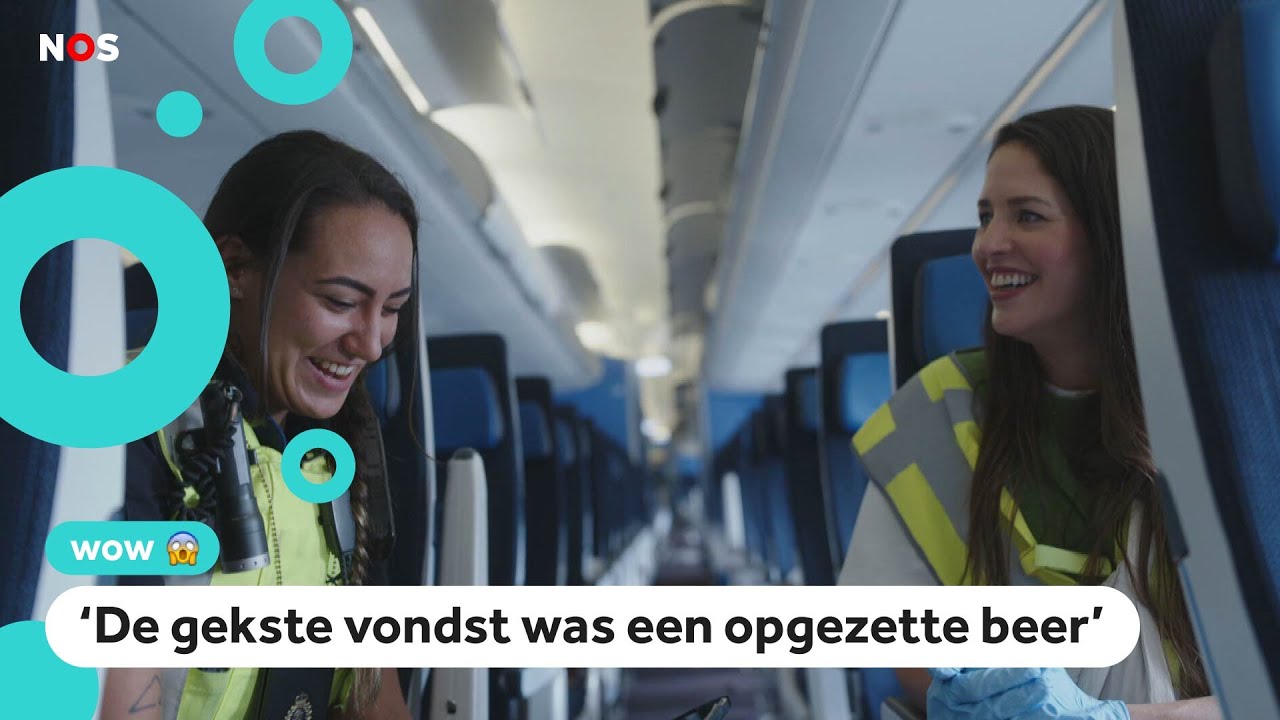 Mouna werkt bij de douane en beantwoordt vragen van kinderen