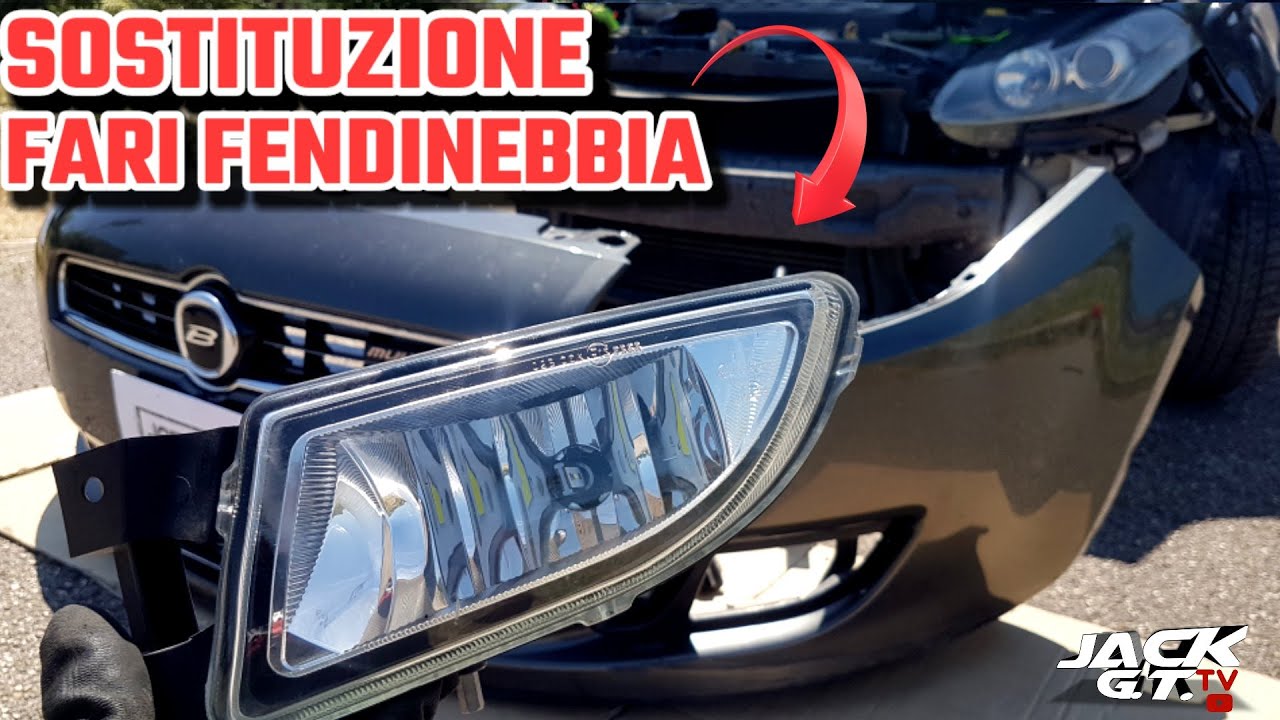 Smontaggio e Sostituzione FARI FENDINEBBIA su Fiat Bravo serie 2  ✔️