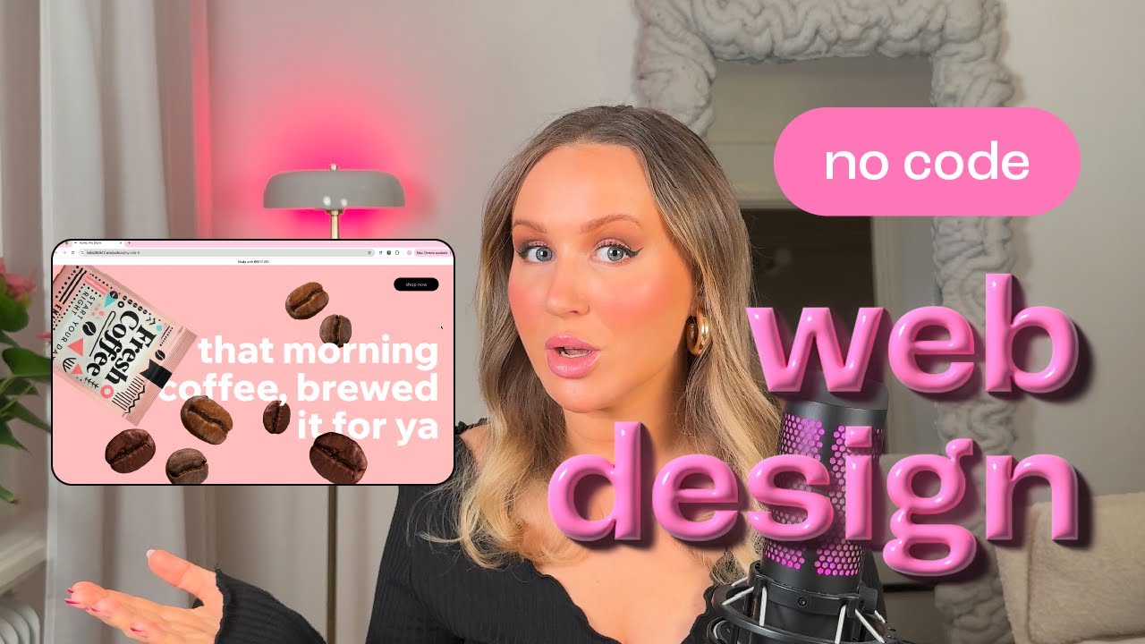 Animated web design using NO code