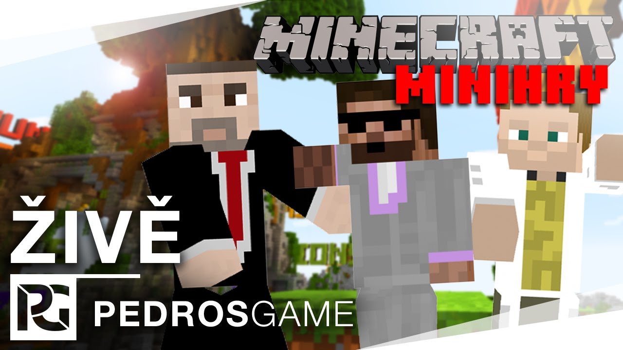 Pedro, GEJMR a House | E14 - Minecraft minihry (záznam)