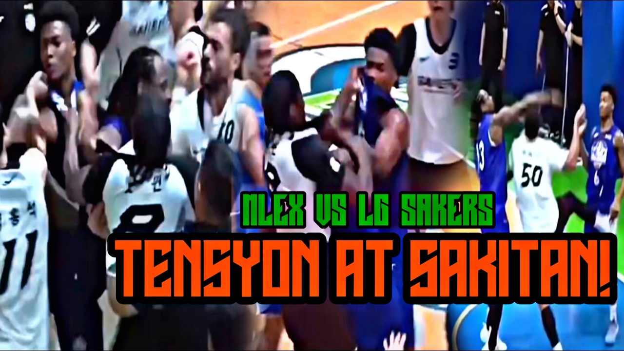 NAUWI SA GULO! LABAN NG NLEX AT LG SAKERS SA TUNE UP GAME.