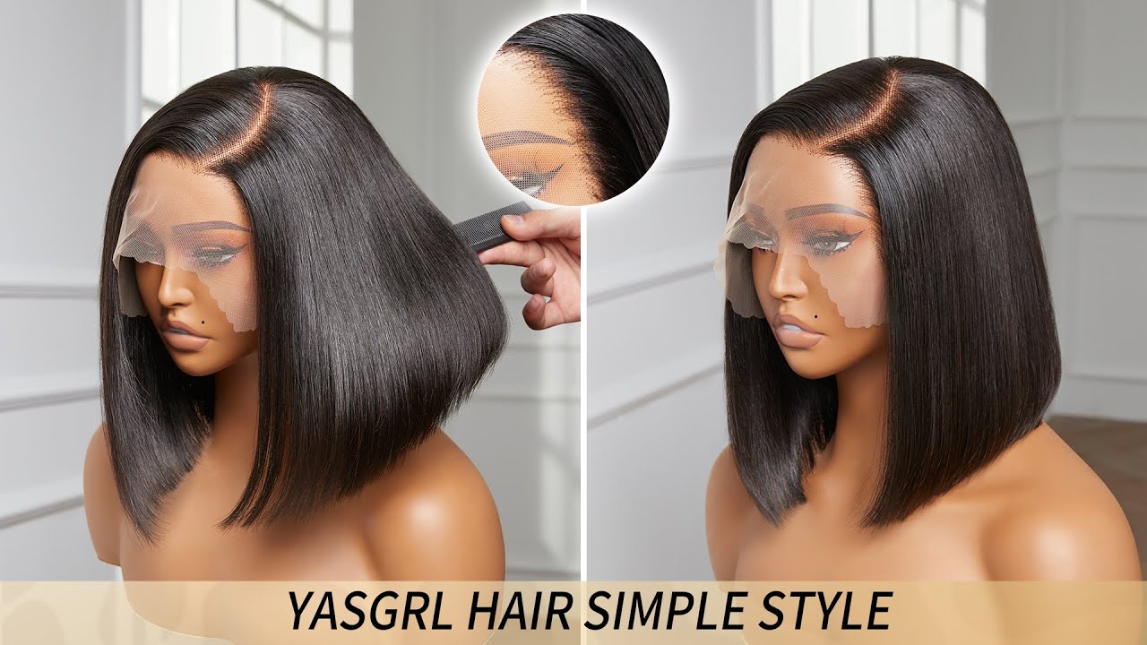 Simple Style A Bob Wig from Amazon || Yasgrl Hair