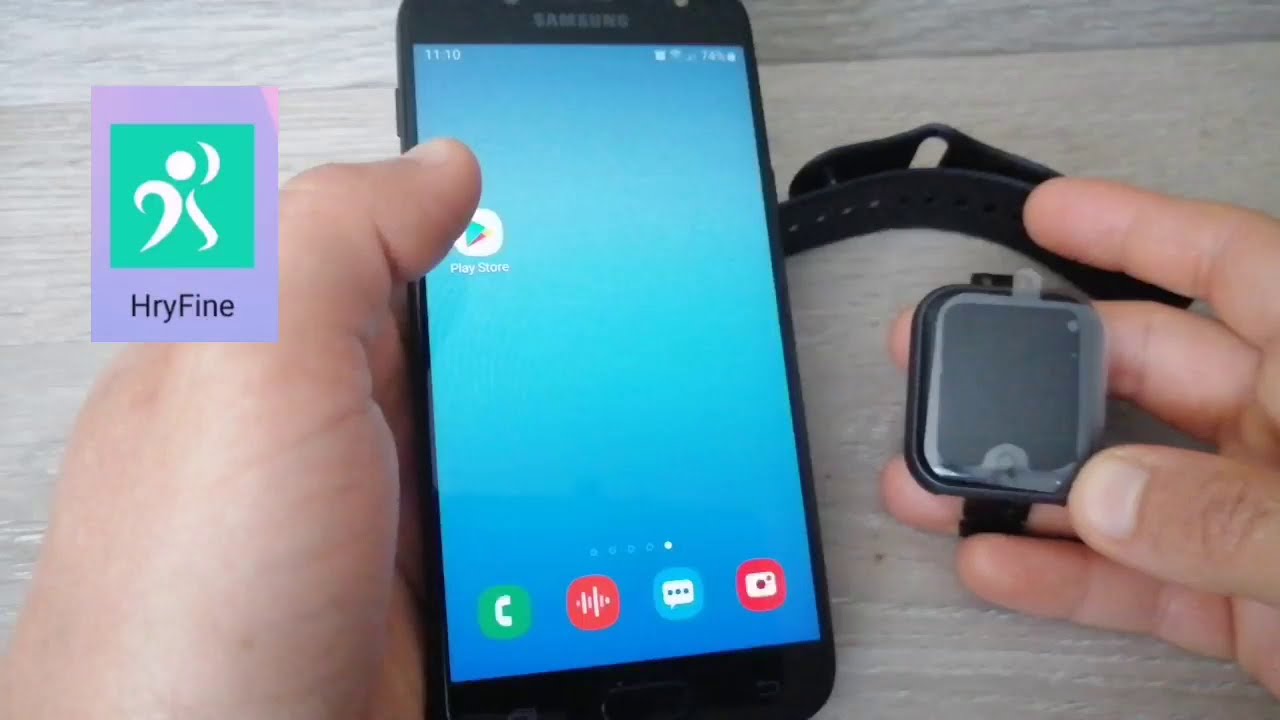 Comment connecter sa montre connecté sport rapidement avec l'application Hryfine  😉😉