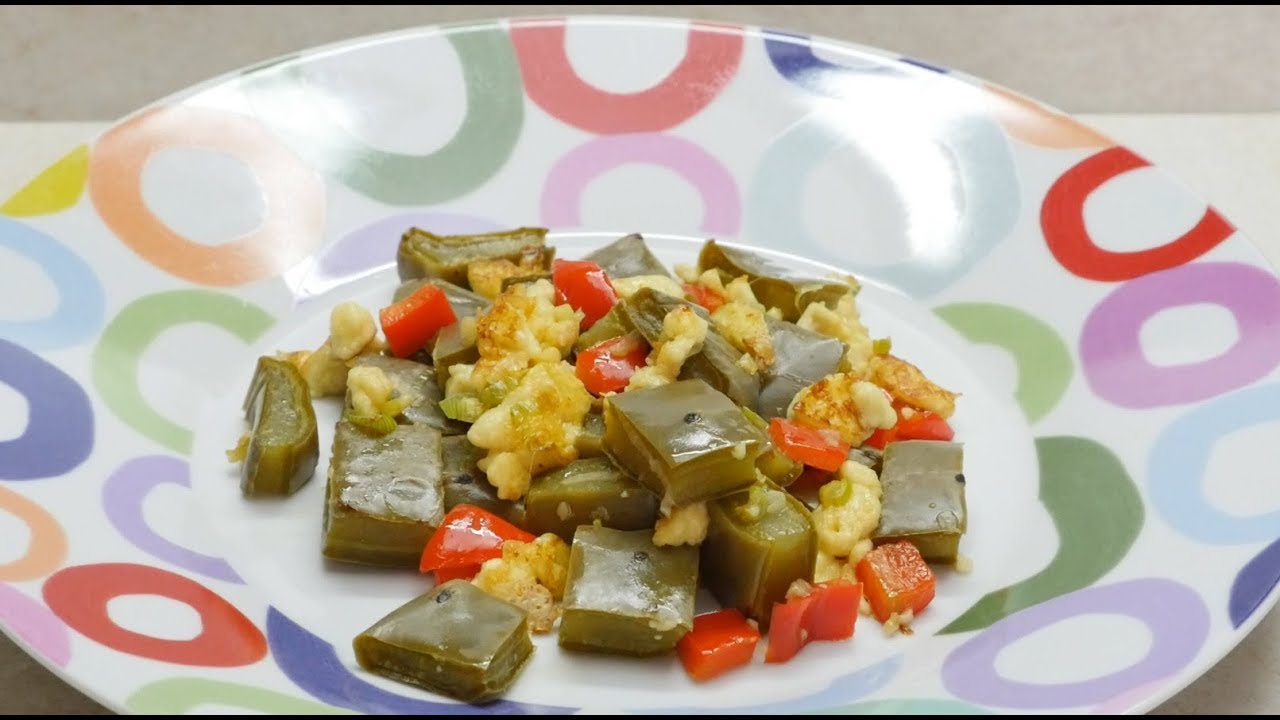 How to Prepare Prickly Pears to the Gratin- CocinaTv By Juan Gonzalo Angel