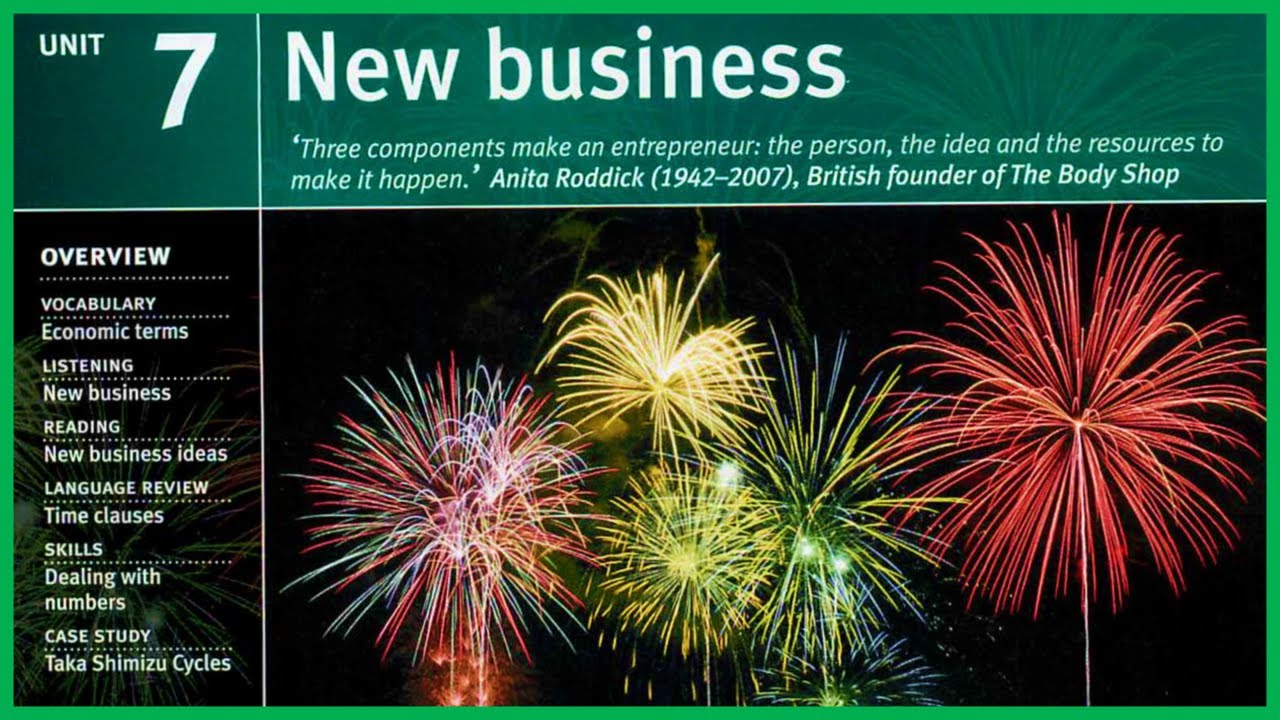 Market Leader Pre-intermediate | Unit 7: NEW BUSINESS | Business English | Tiếng Anh Thương Mại