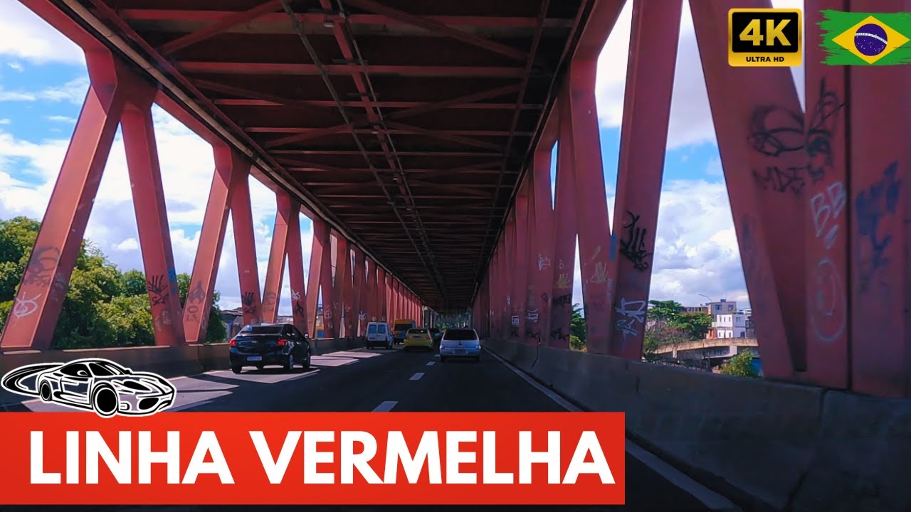 LINHA VERMELHA: Dirigindo pelo Rio de Janeiro | Gamboa até Avenida Brasil