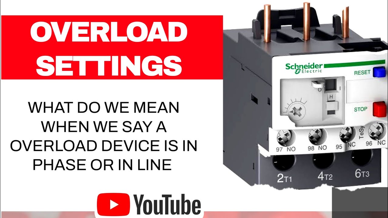 OVERLOAD SETTINGS CALCULATIONS | IN PHASE AND IN LINE | ARPL | APPRENTICESHIP TRAINING